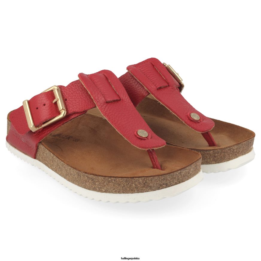 Haflinger sandał 42668N94 kobiety kora pomodoro