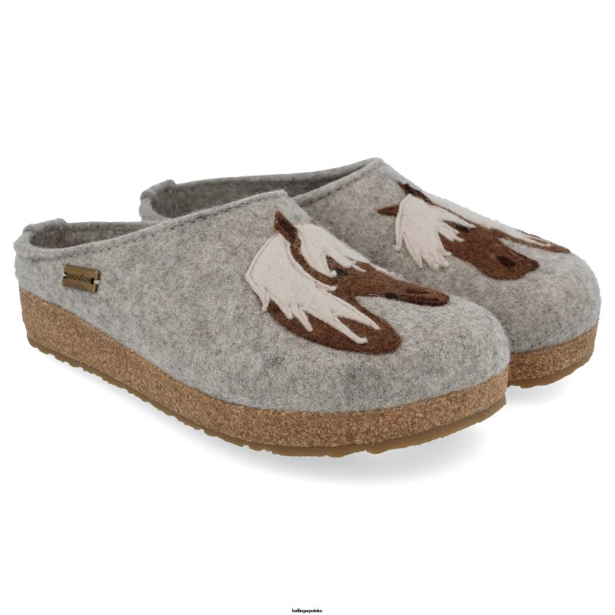 Haflinger zatkać 42668N17 mężczyźni cavallo srebrnoszary