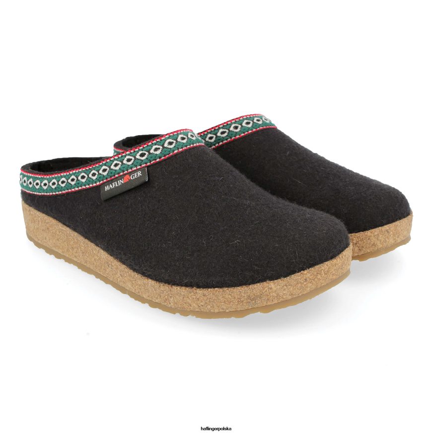 Haflinger zatkać 42668N2 mężczyźni gz czarny