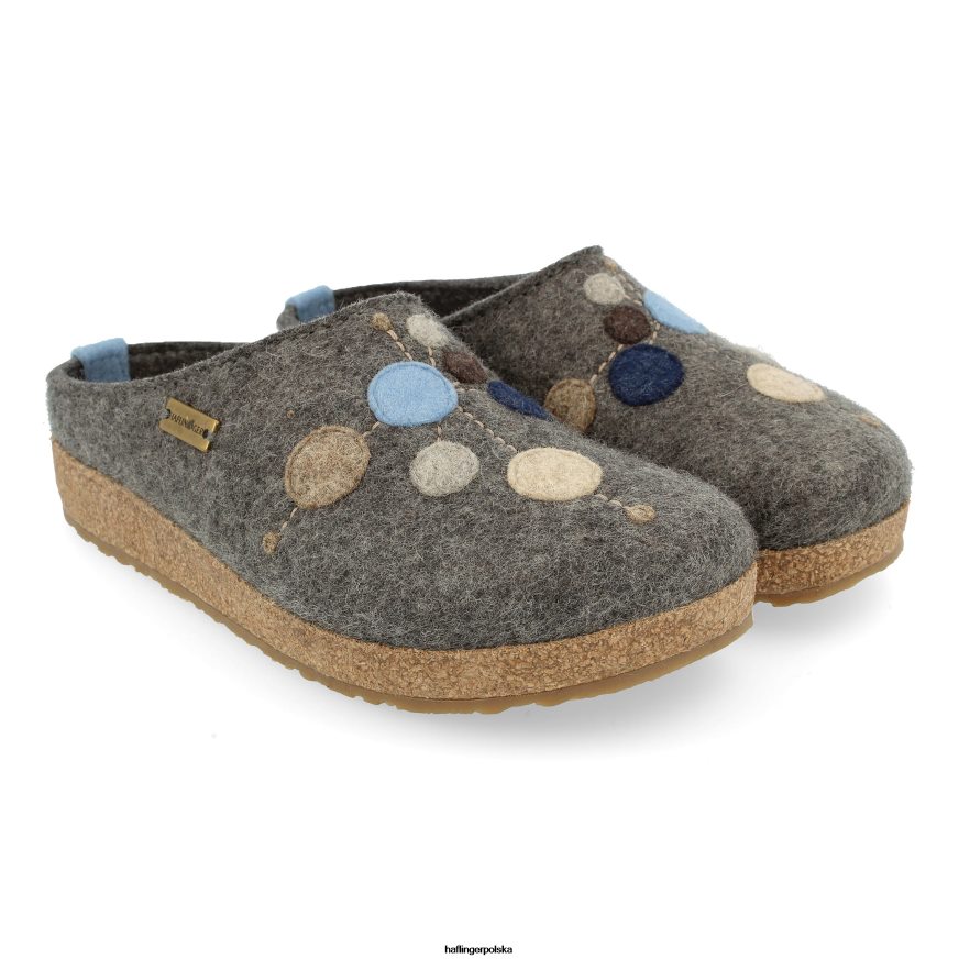 Haflinger zatkać 42668N6 mężczyźni bajka szary