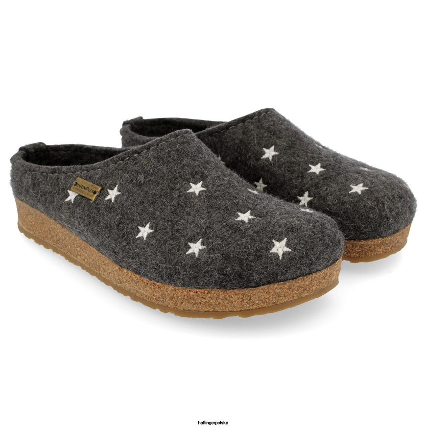Haflinger zatkać 42668N9 mężczyźni gwiazdowy szary